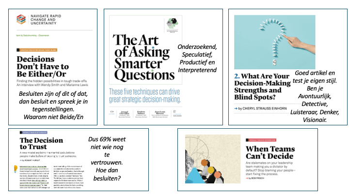 Harvard over besluitvorming